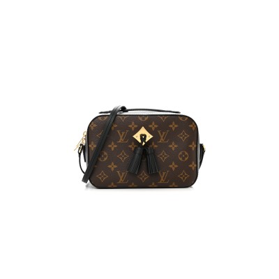 LOUIS VUITTON MONOGRAM SAINTONGE BLACK M43555  (22*16*8cm)